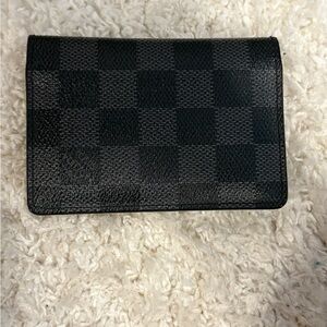 Louis Vuitton Textured Black Wallet